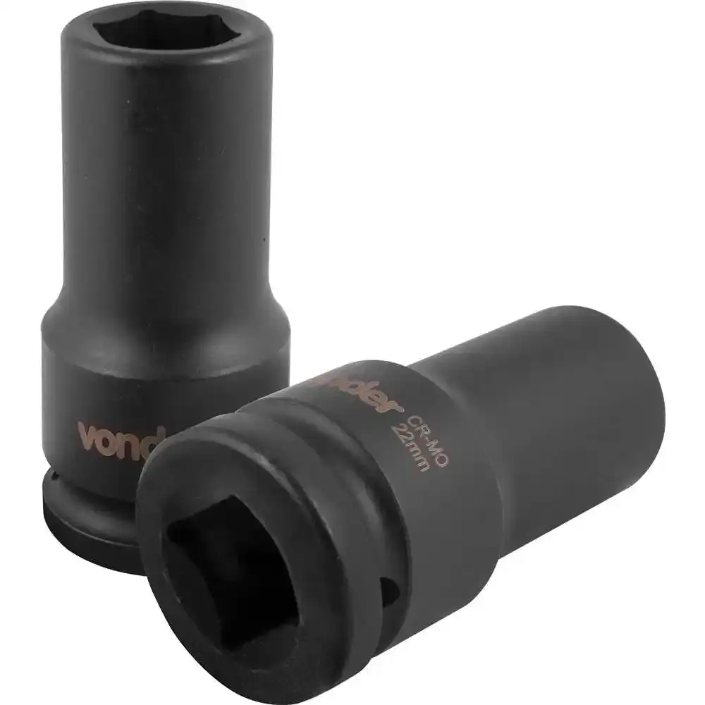 Soquete sextavado longo de impacto 22MM 3/4POL Vonder — fotografia de referência