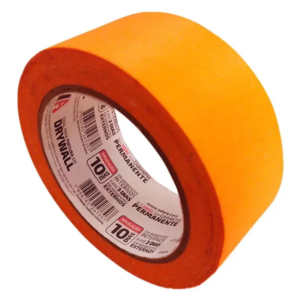 Fita crepe A128 laranja 45MMX50M Adere — fotografia 5
