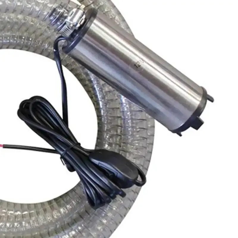 Bomba submersa à bateria 12V 20 l/min para óleo diesel e água 7917 Bremen — fotografia 4