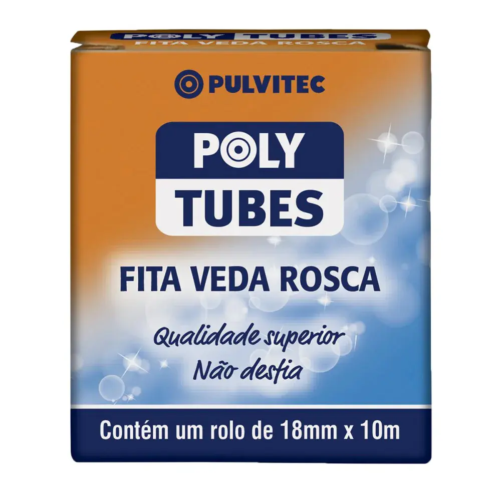 Fita veda rosca Pulvitec 18MMX10M polytubes