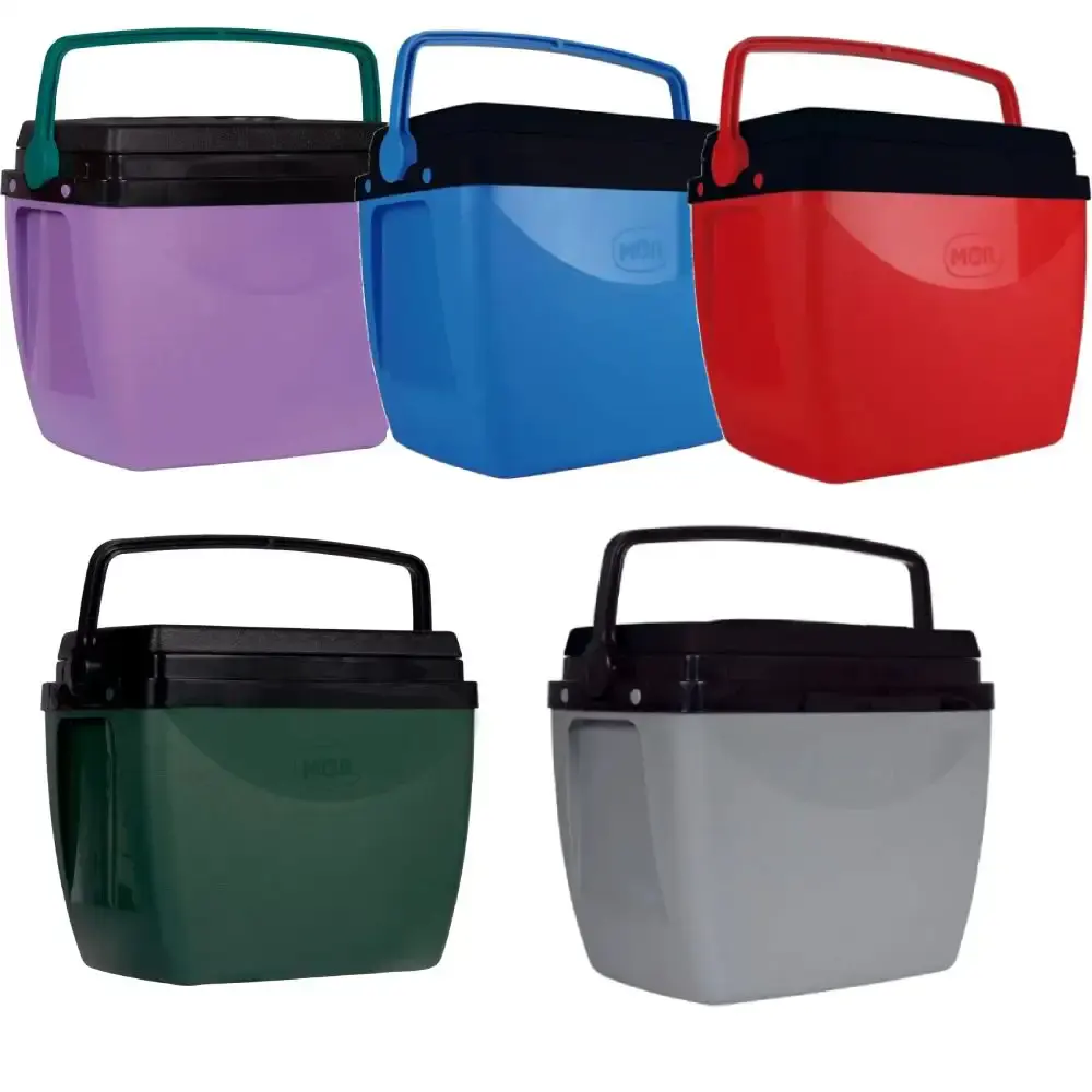Caixa térmica 18L cooler cores variadas Mor Vermelho — fotografia 3