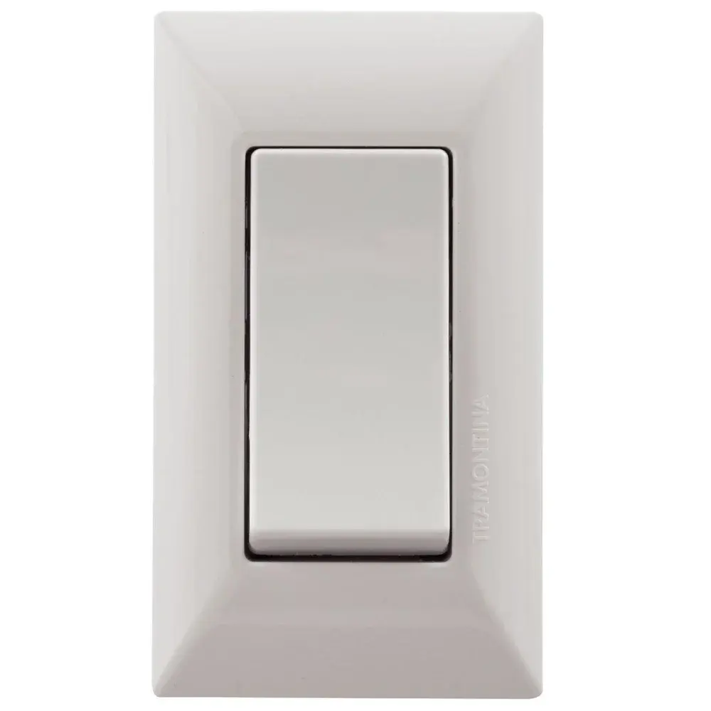 Interruptor para móvel simples aria 6A branco Tramontina