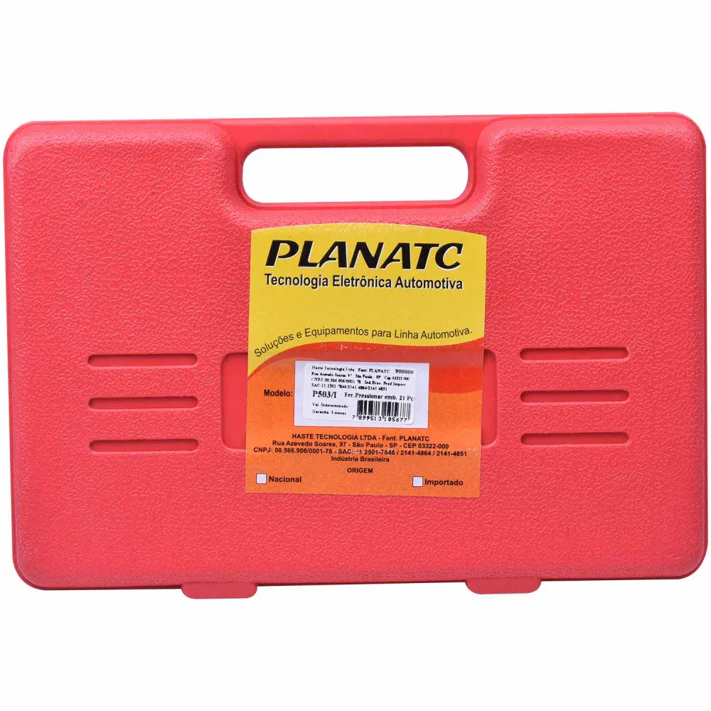 Kit de ferramentas para pinça de freio P503 21 peças Planatc — fotografia 12
