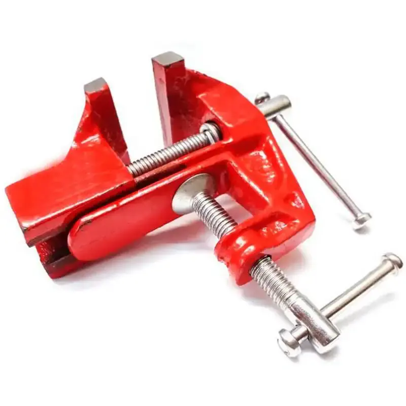 Morsa mini torno de mesa 2.1/2 POL com base fixa 2WA Eda — fotografia 2