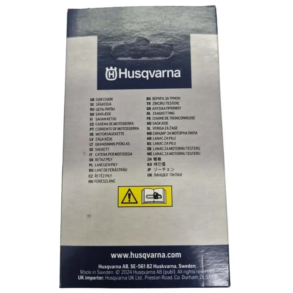 Corrente para motosserra 3/8POL x-cut mini 1,3MM 1 guia 26 facas Husqvarna — fotografia 3