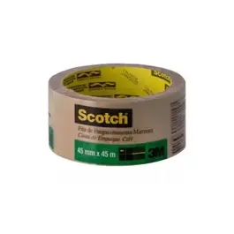 Fita para empacotamento marrom 45X45 scotch 3M — fotografia 2