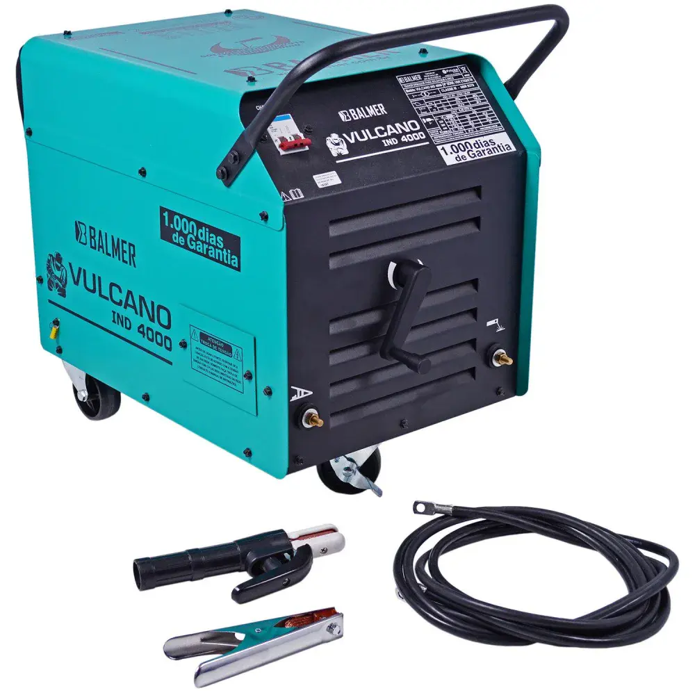 Máquina de solda vulcano ind 4000 270A 77V bifásico Balmer