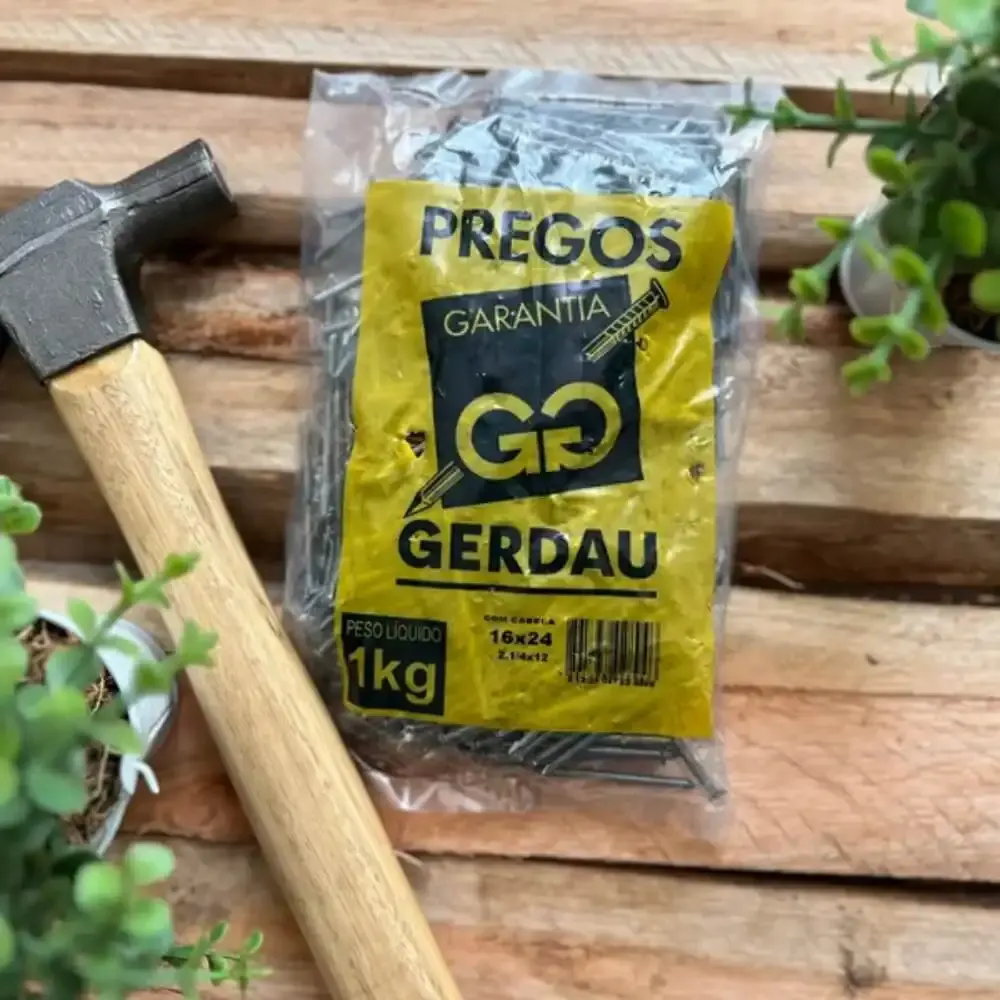 Prego com cabeça 16X24 1KG gerdau — fotografia 6