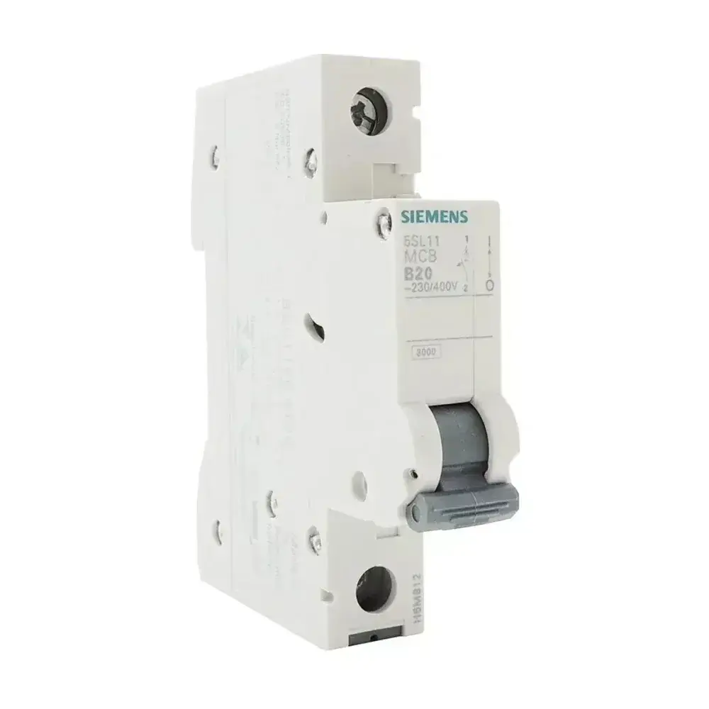Disjuntor unipolar din curva b 20A Siemens — fotografia 3