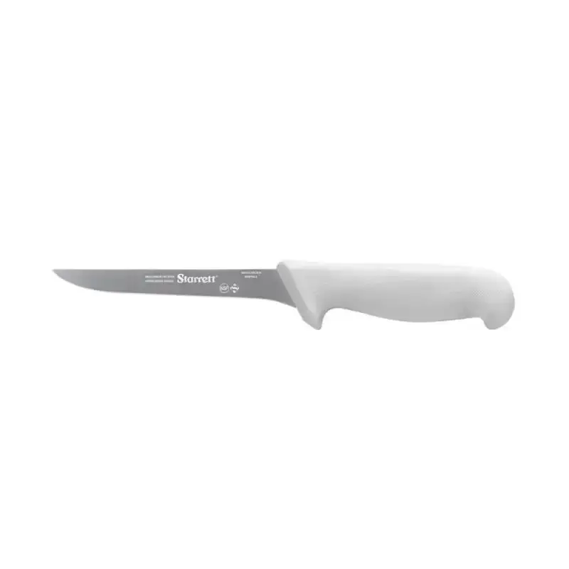 Faca para desossar lâmina reta estreita 15 CM 6 POL branca KBKW104-6 Starrett — fotografia 2