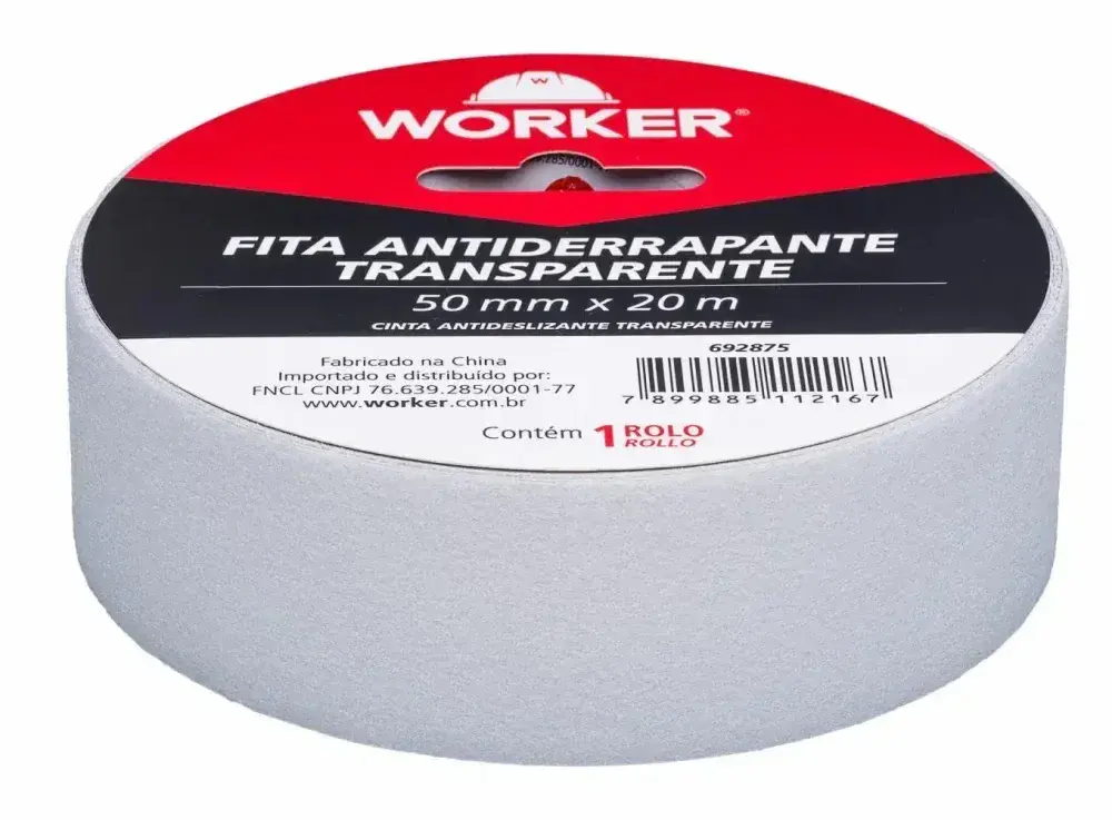Fita antiderrapante 50MM x 20M transparente Worker — fotografia 4