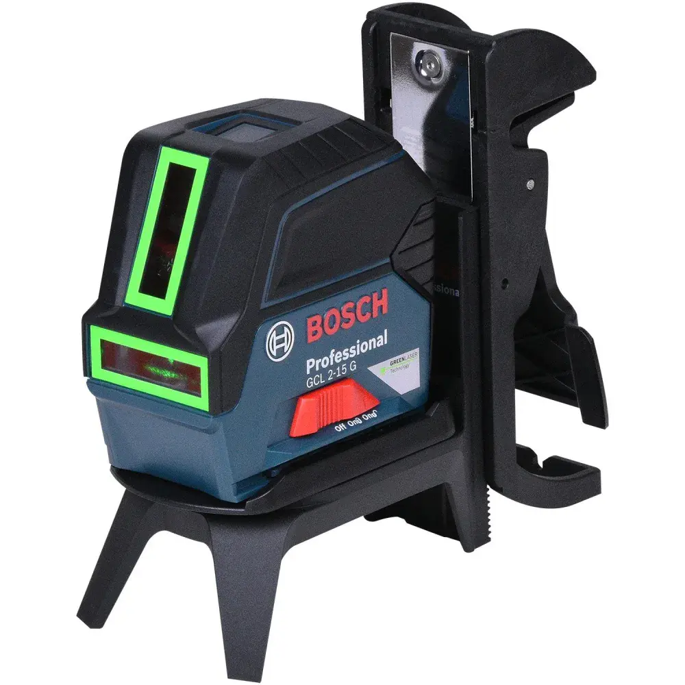 Nível a laser profissional verde gcl 2-15G 15M Bosch — fotografia 2