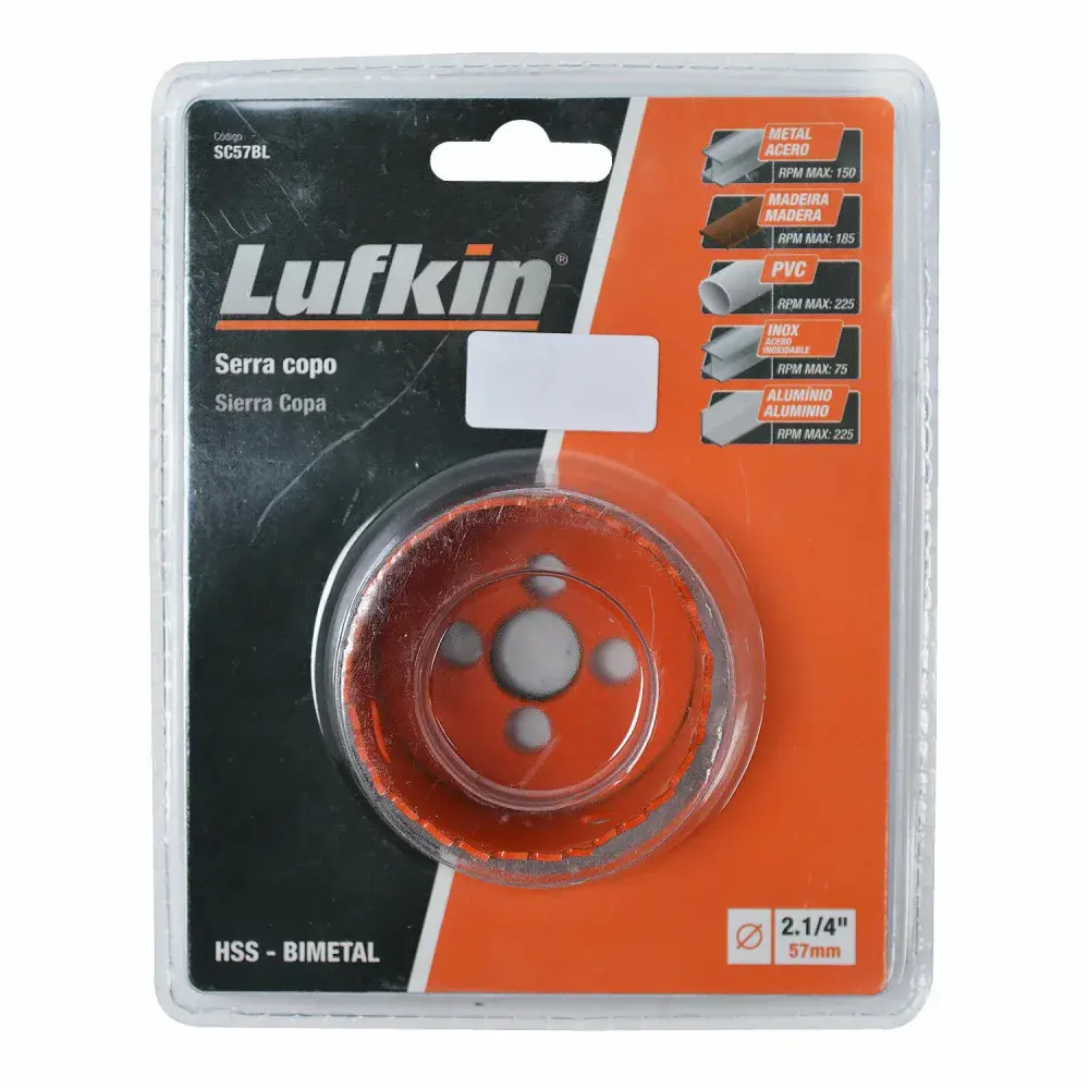 Serra copo 57MM 2.1/4 SC57BL Lufkin — fotografia 6