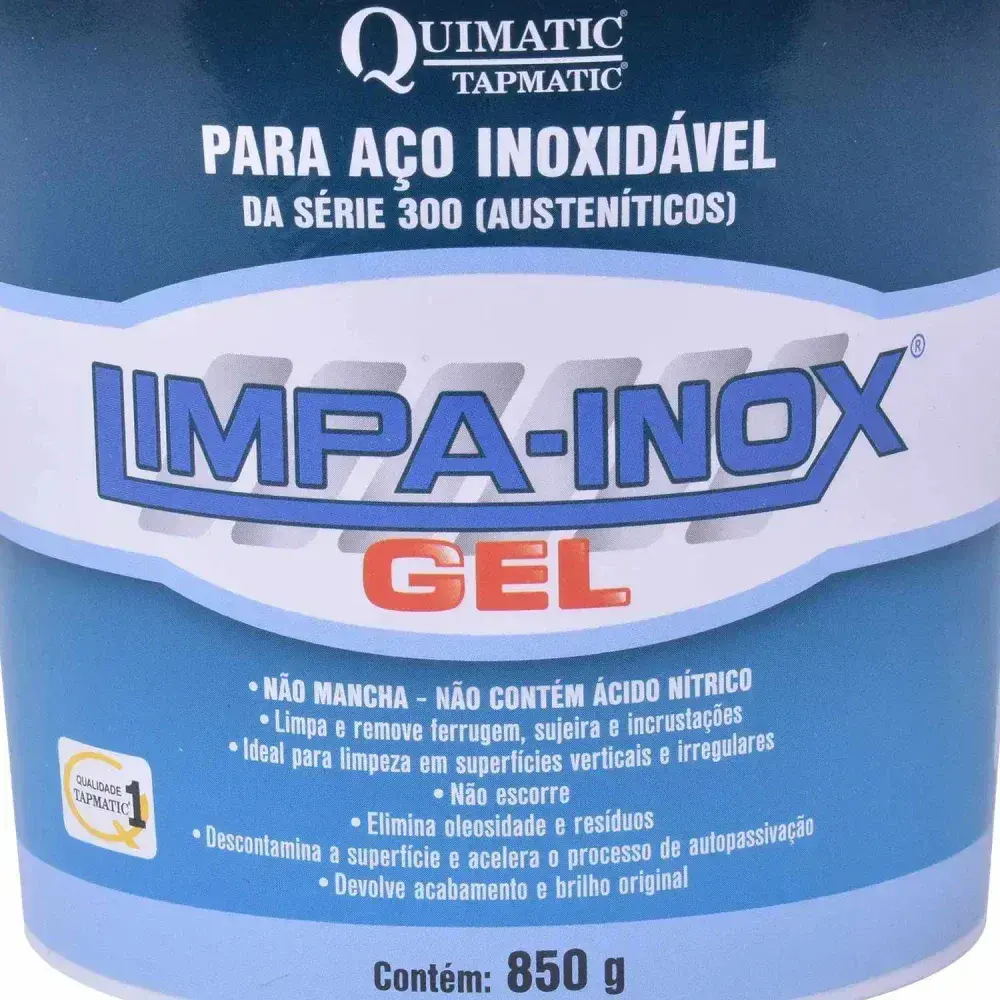 Limpa-inox gel quimatic - 850 g - quimatic tapmatic — fotografia 8