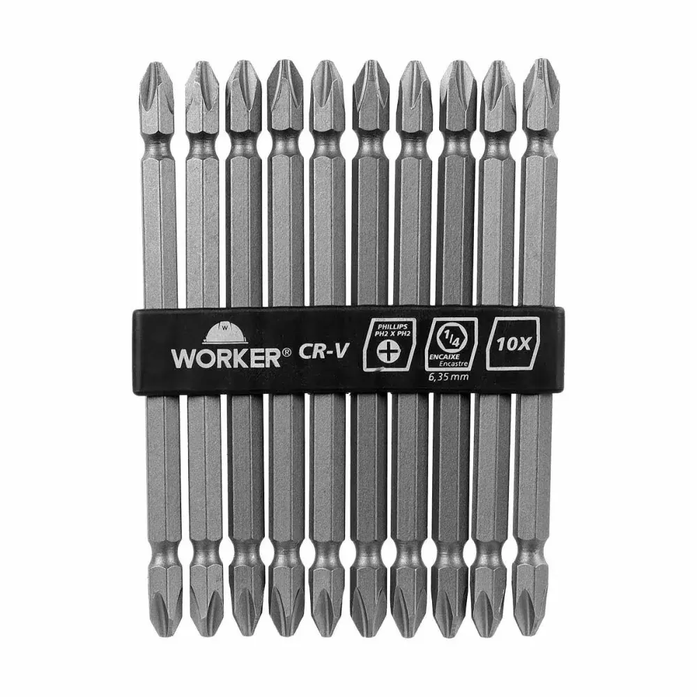 Bits para parafusadeira phillips PH2 4.1/3 - 110MM Worker — fotografia de referência