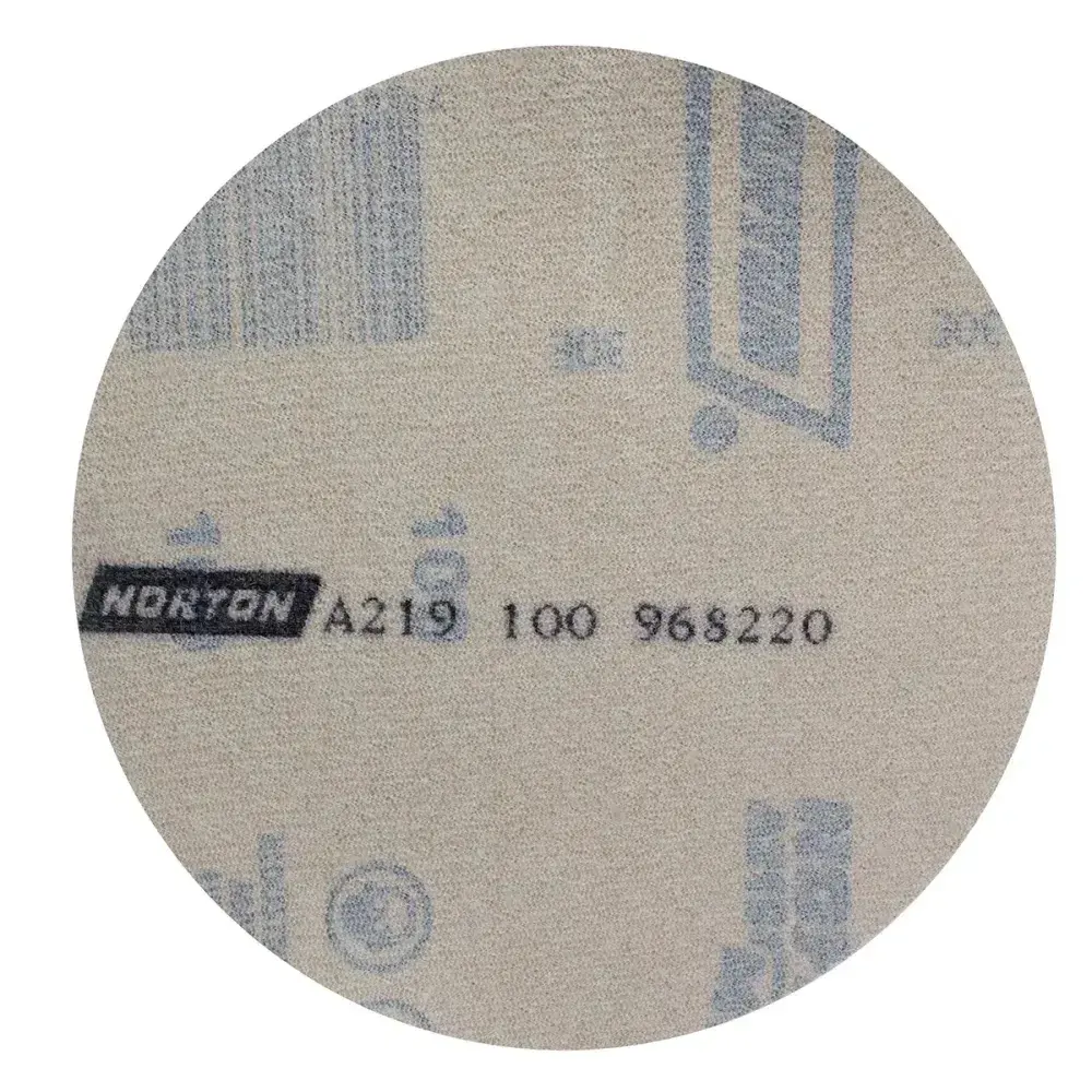 Disco lixa no-fil A219 127MM grão 100 Norton — fotografia 5