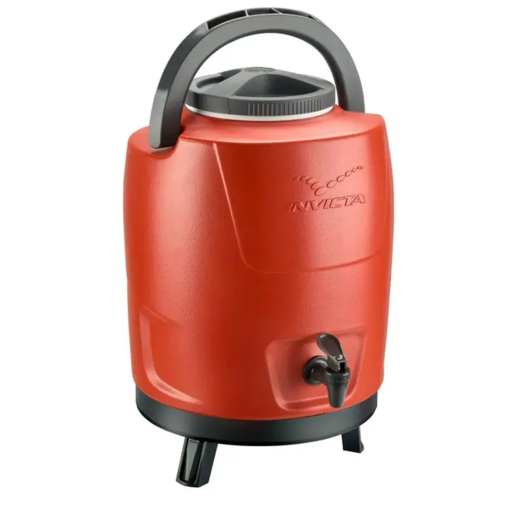Botijão térmico 9L vermelho Invicta