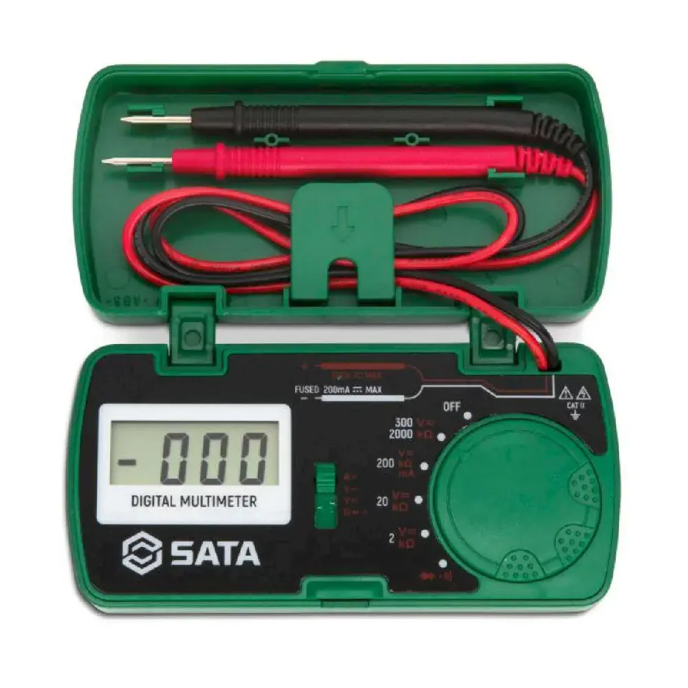 Multímetro digital de bolso cat ii 600V Sata — fotografia de referência