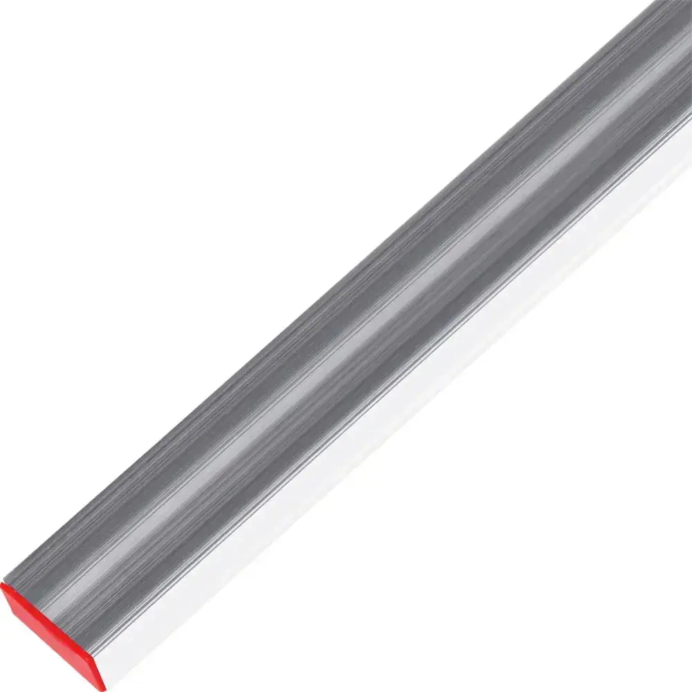 Régua para pedreiro 2M bi tubular em alumínio reforçado Worker — fotografia 5