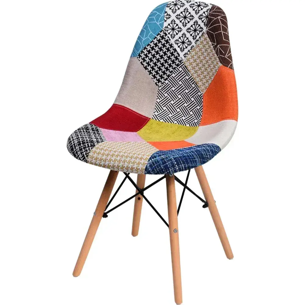 Cadeira eiffel estofada 110KG multicolorida Kala — fotografia 5