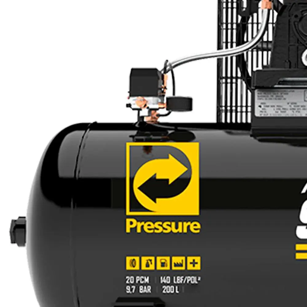 Compressor de ar storm 600TRIF IP21 220/380V Pressure — fotografia 3