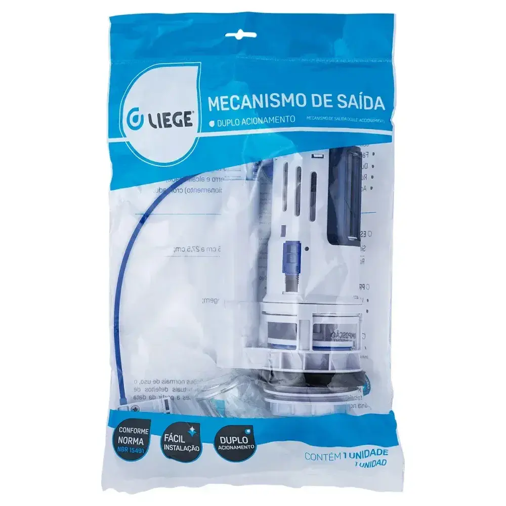 Mecanismo saída universal duplo acionamento Liege — fotografia 4