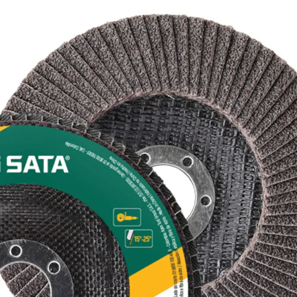Disco de Lixa FLAP 4.1-2 polegadas Grão 40 com 10 Unidades ST55501G SATA — fotografia 5