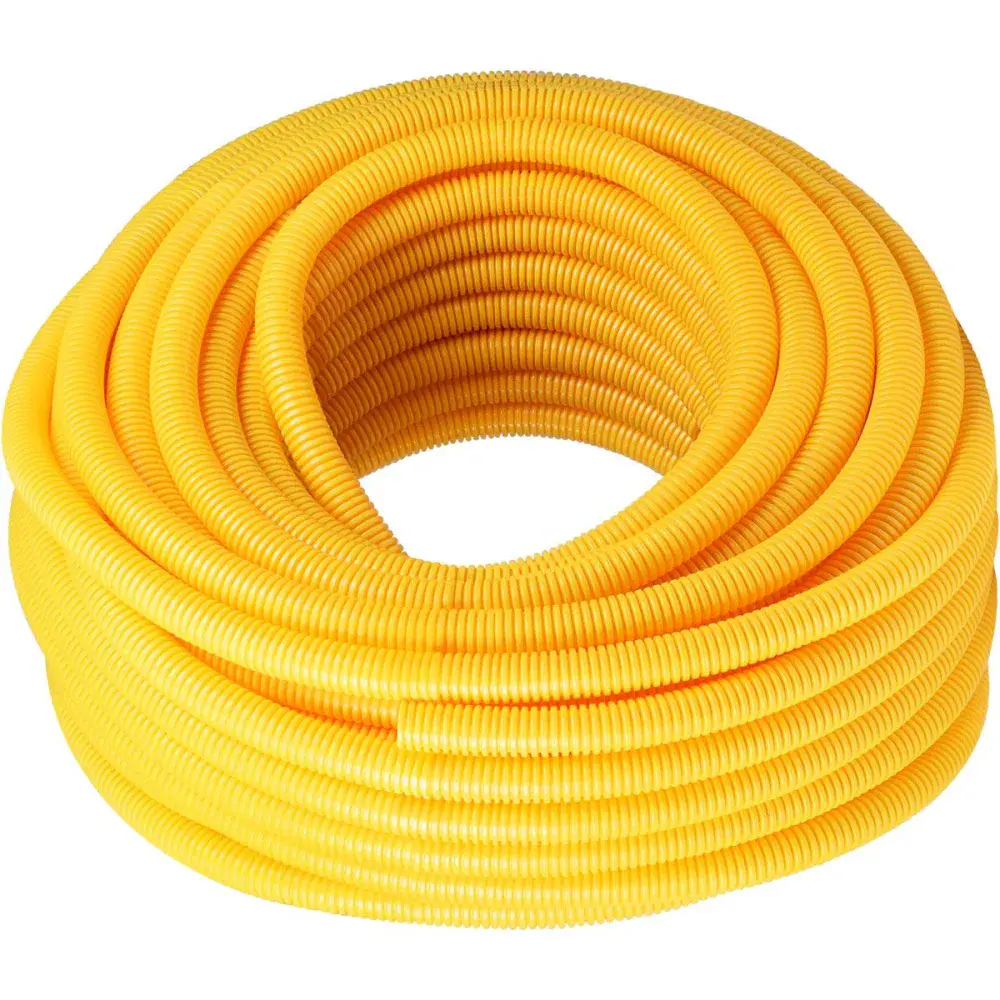Eletroduto corrugado flex amarelo 25MMX50M Amanco