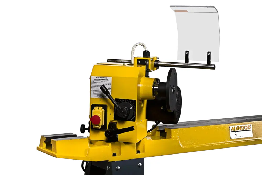 Torno madeira MR-1236 300X900MM 550W 220V/60HZ Manrod — fotografia 8