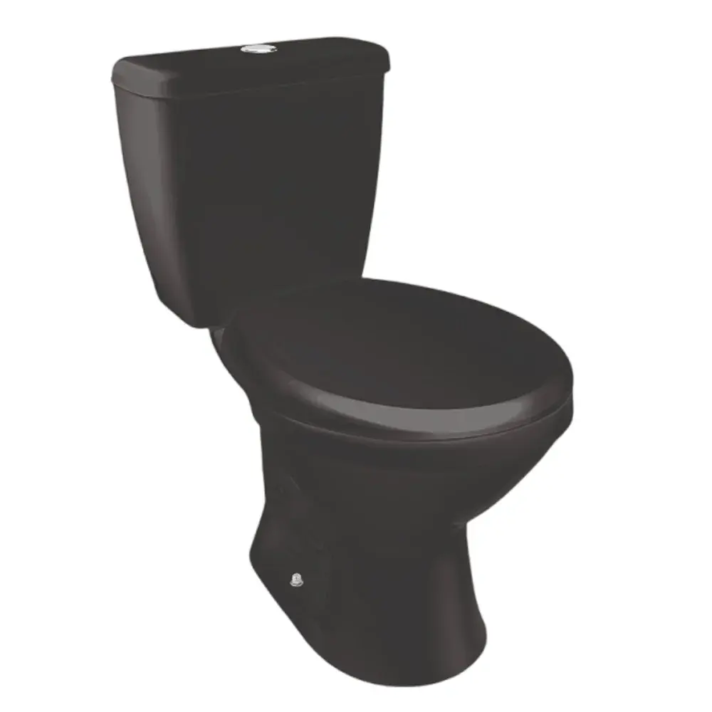 Kit bacia e caixa acoplada way 3/6L preto completo lorenzetti Lorenzetti Duchas — fotografia 3