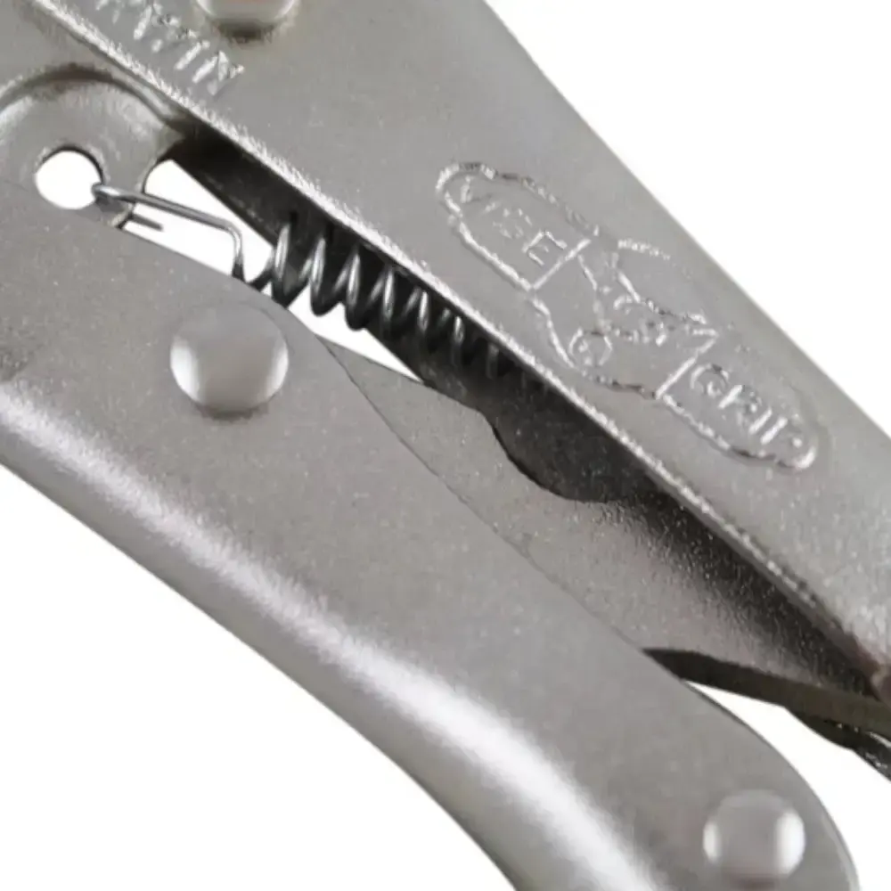 Alicate de pressão 5" mordente curvo vise grip 5WR 902L3 Irwin — fotografia 3