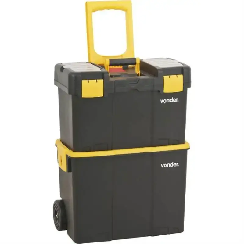 Caixa Plástica com Rodas 46 x 26 x 62.5 CM CRV 0300 VONDER — fotografia de referência