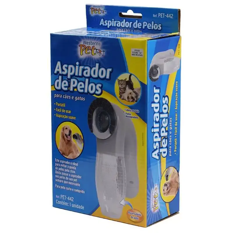 Aspirador de pelos pet portátil para cães e gatos PET-442 Western — fotografia 4