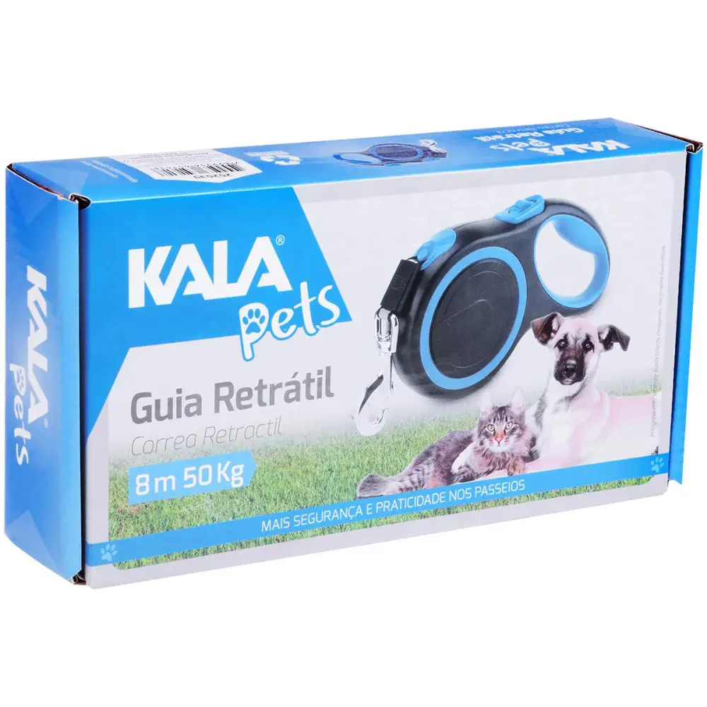 Guia retrátil para pets 50KG 8M Kala — fotografia 4