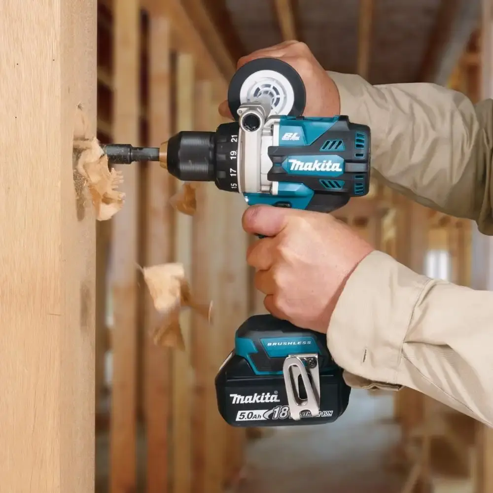 Parafusadeira furadeira de impacto a bateria 1/2POL 141NM brushless sem bateria Makita — fotografia 5
