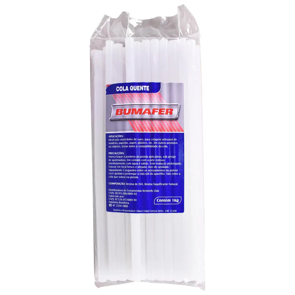 Cola bastão semitransparente 1KG bmfcsemi Bumafer