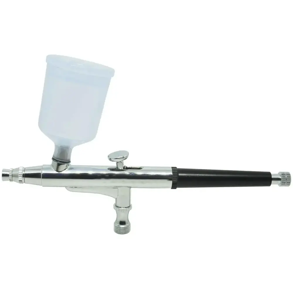 Caneta aerógrafo dupla ação 0,3 MM 2 canecas profissional EVCA-2C Evald — fotografia 3
