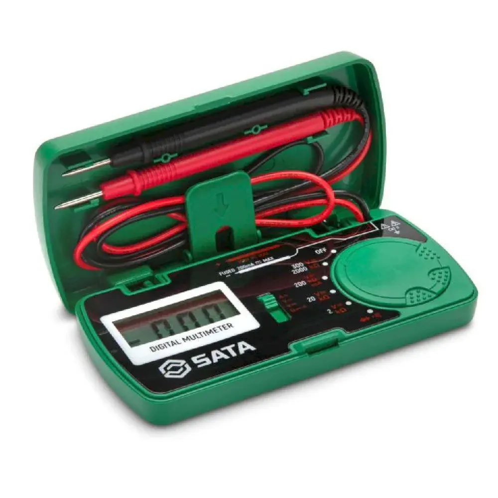 Multímetro digital de bolso cat ii 600V Sata — fotografia 3