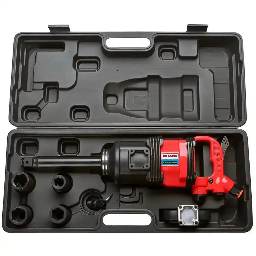 Chave impacto pneumática 1 POL 4200 RPM 4 soquetes e maleta Chiaperini — fotografia 4