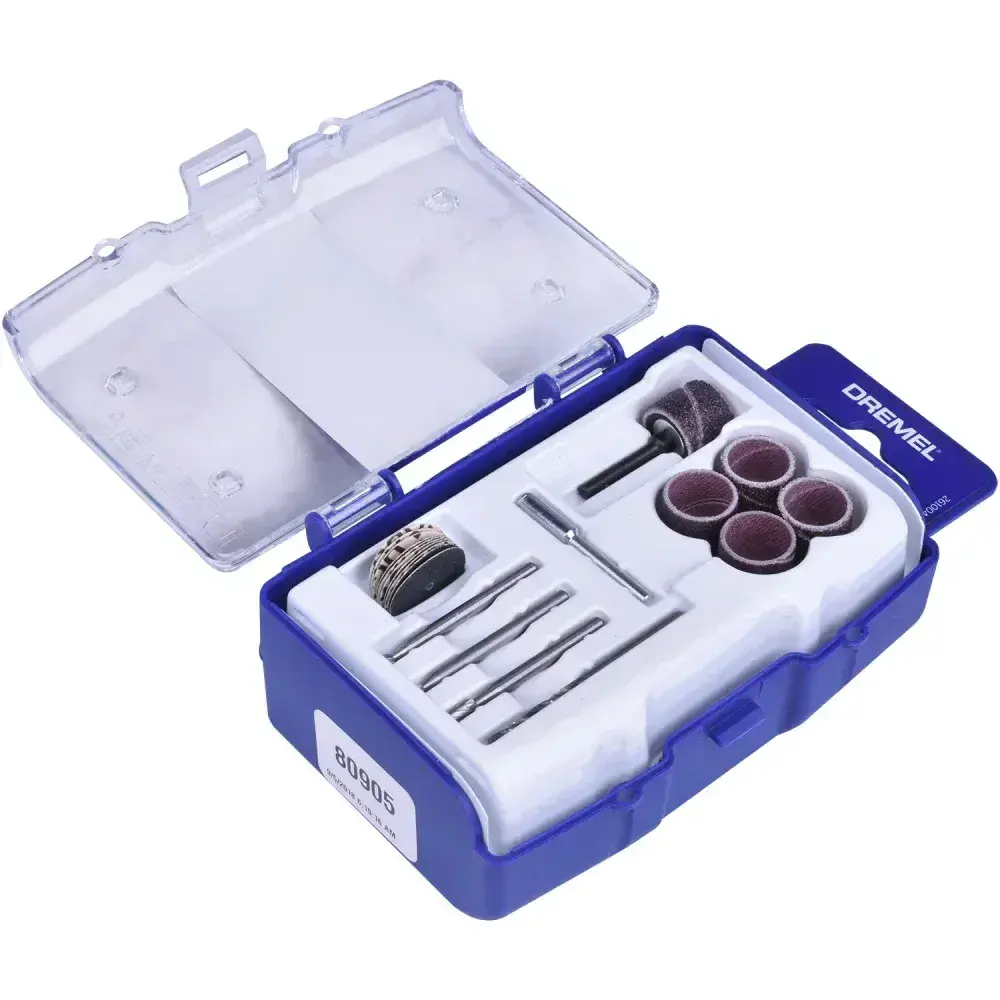 Kit para mini retífica 20 peç para madeira Dremel — fotografia 8