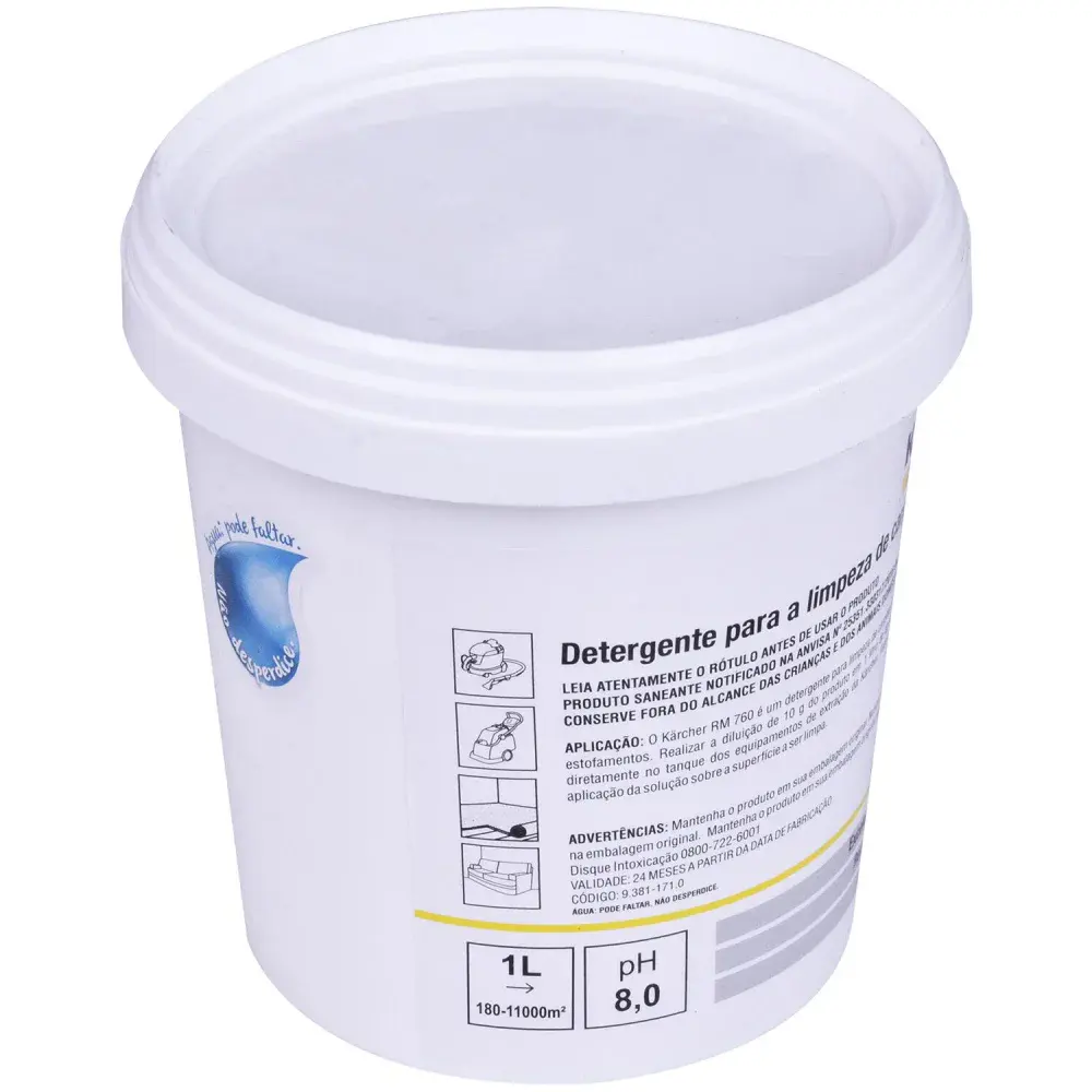 Detergente em pó para extratoras 800GR RM760 Karcher — fotografia 3