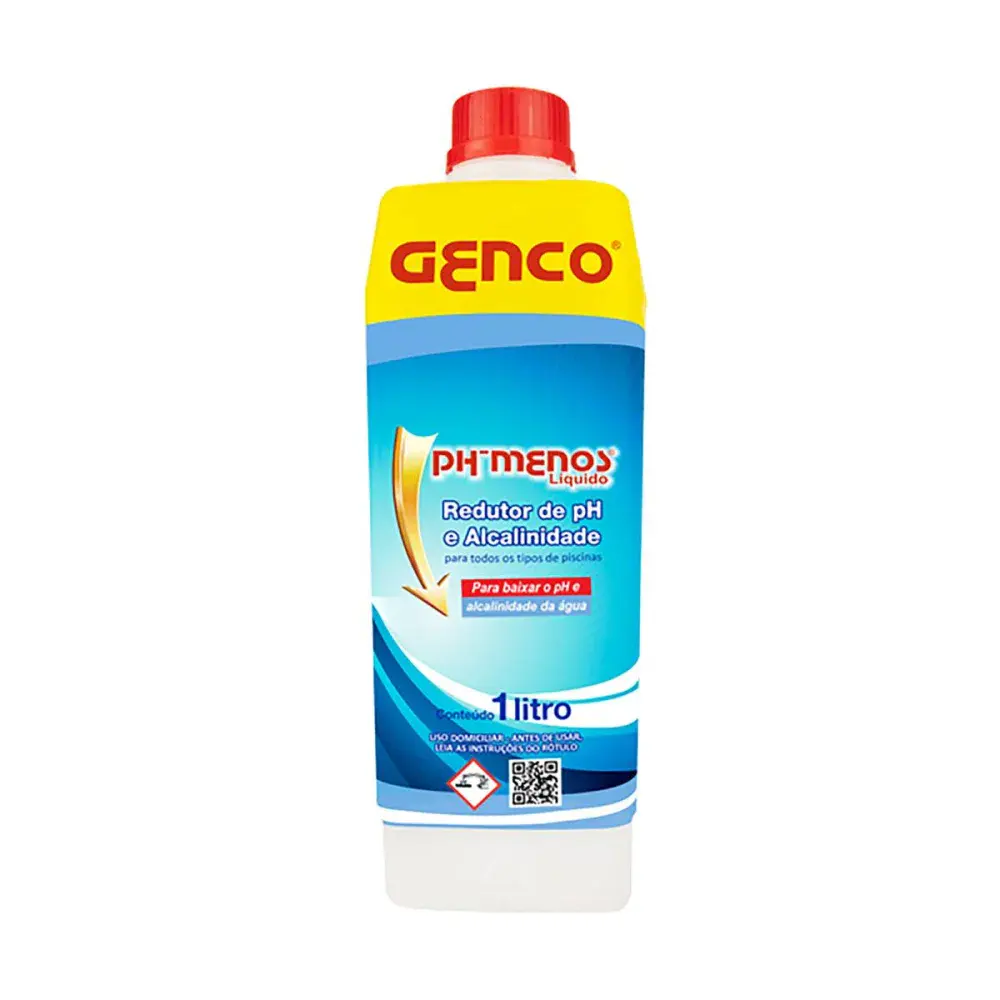 Acidulante líquido ph menos para piscina 1 litro Genco