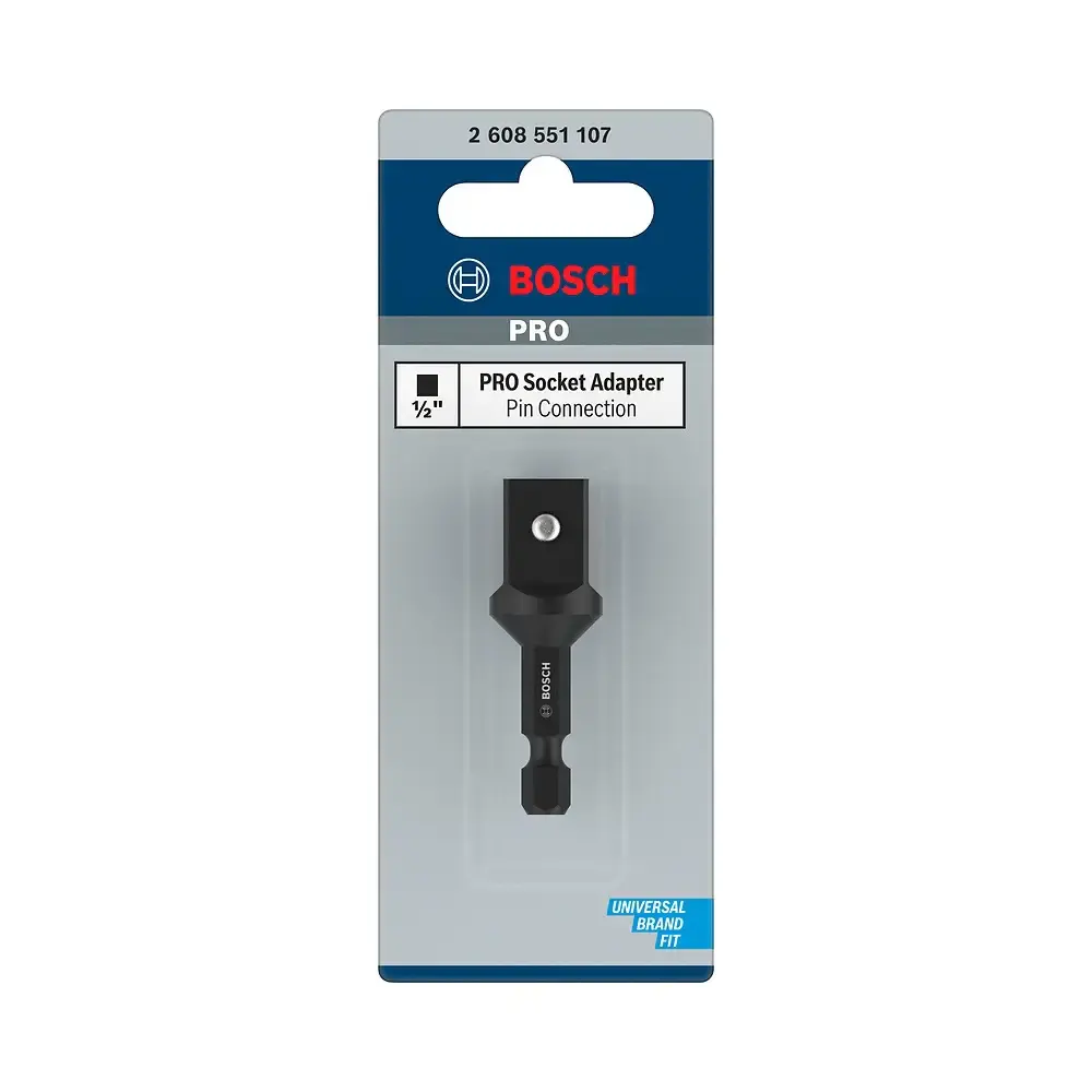 Adaptador para soquetes 1/2 POL 50MM encaixe 1/4 POL Bosch — fotografia 4