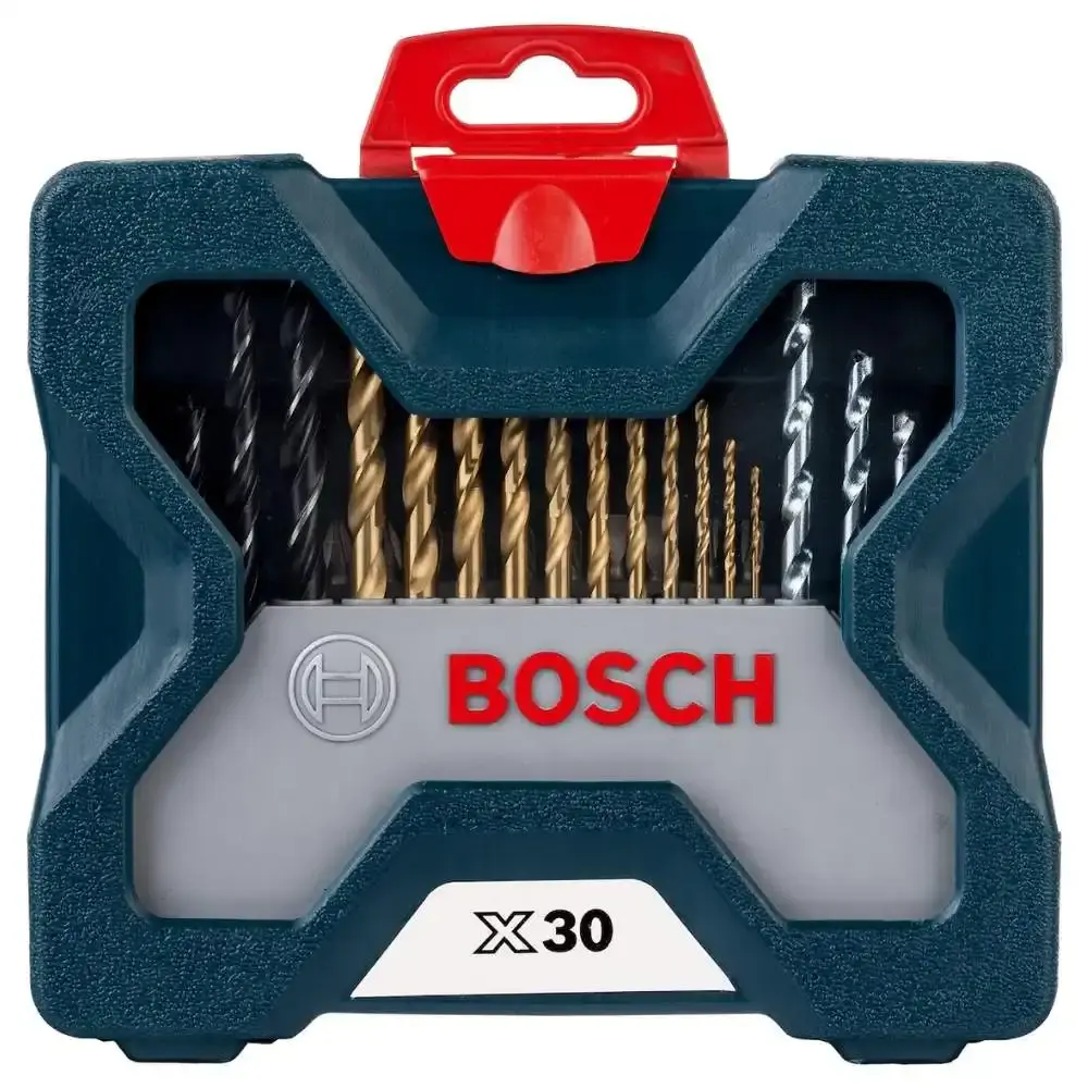 Parafusadeira de impacto 65NM com 2 baterias 18V 2,0AH carregador e kit brocas 30 peças Bosch — fotografia 5