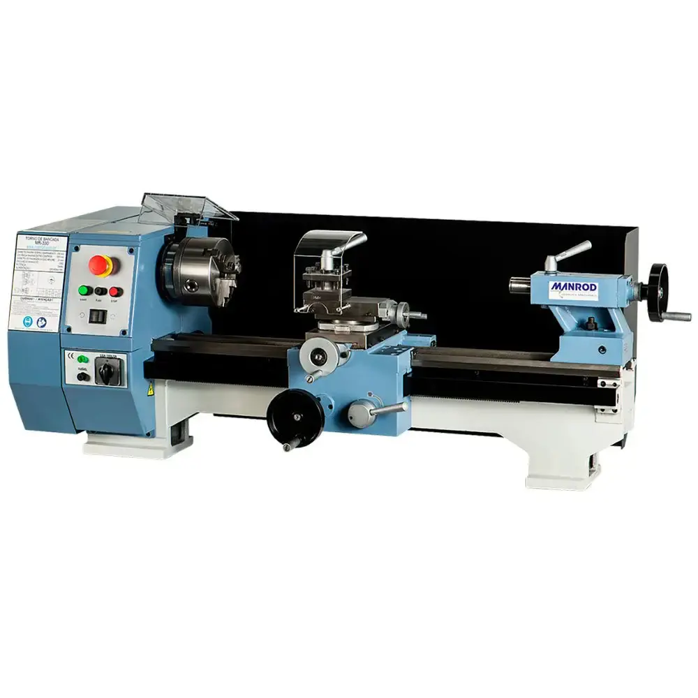 Torno mecânico de bancada profissional 550 MM MR-330 220V Manrod