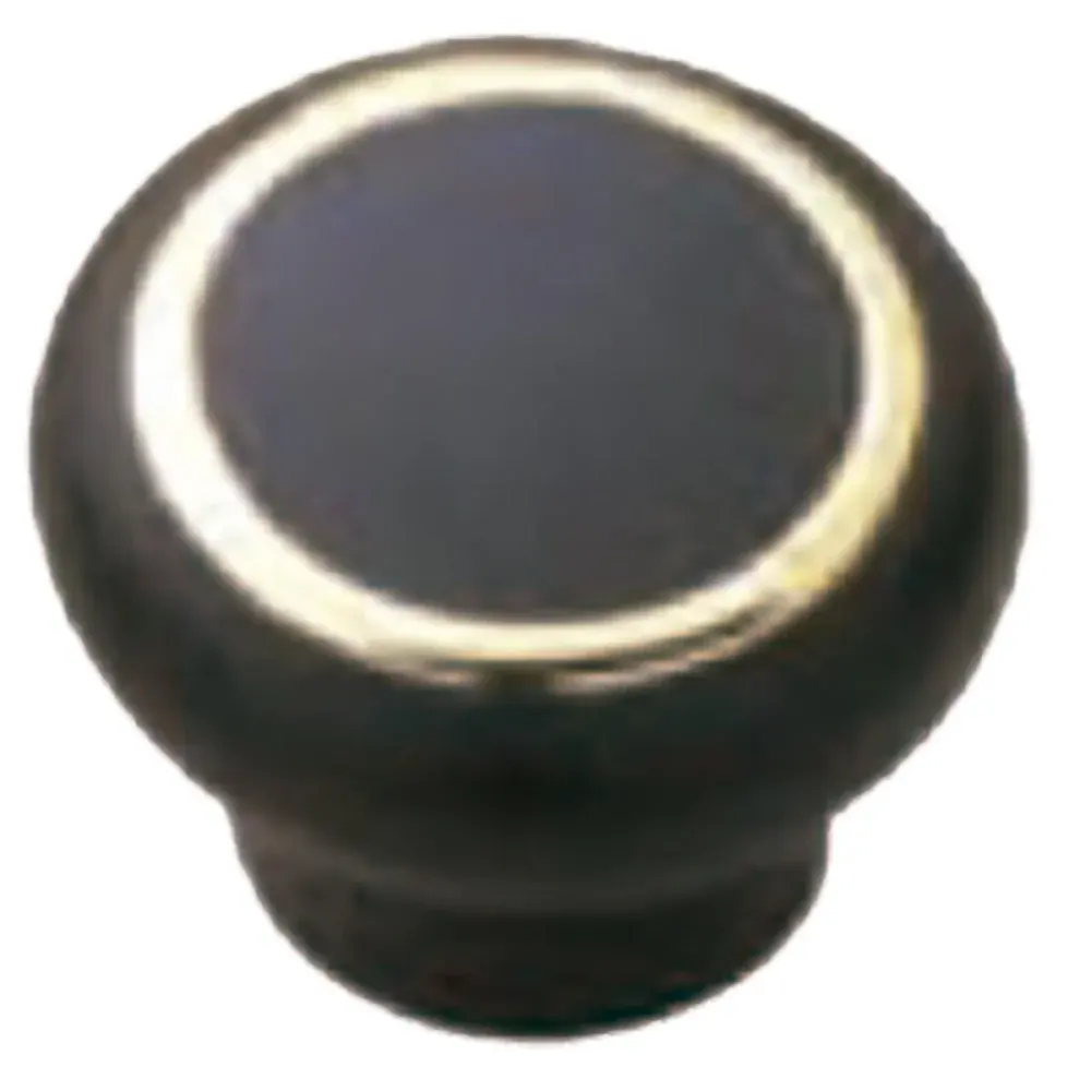 Puxador bolinha graf modelo 70 anel dourado Gecele 50 peç