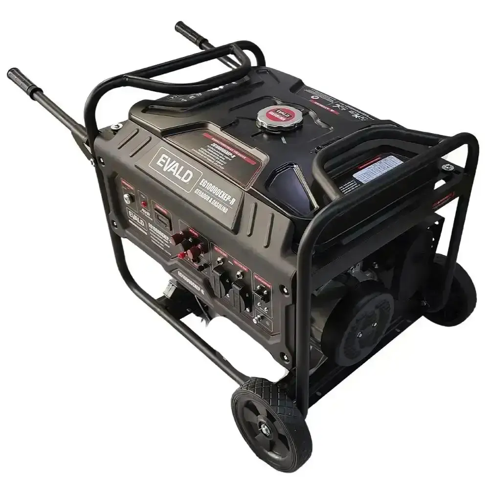 Gerador de energia a diesel 9 KVA 220V trifásico EG10000EXEP-R Evald — fotografia 9