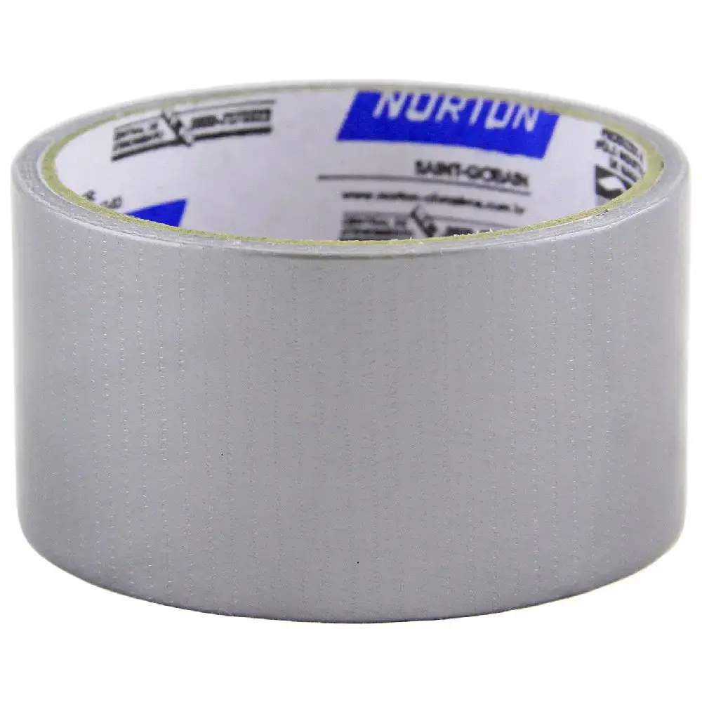 Fita Silver Tape 48 mm x 10 m Prata NORTON — fotografia de referência