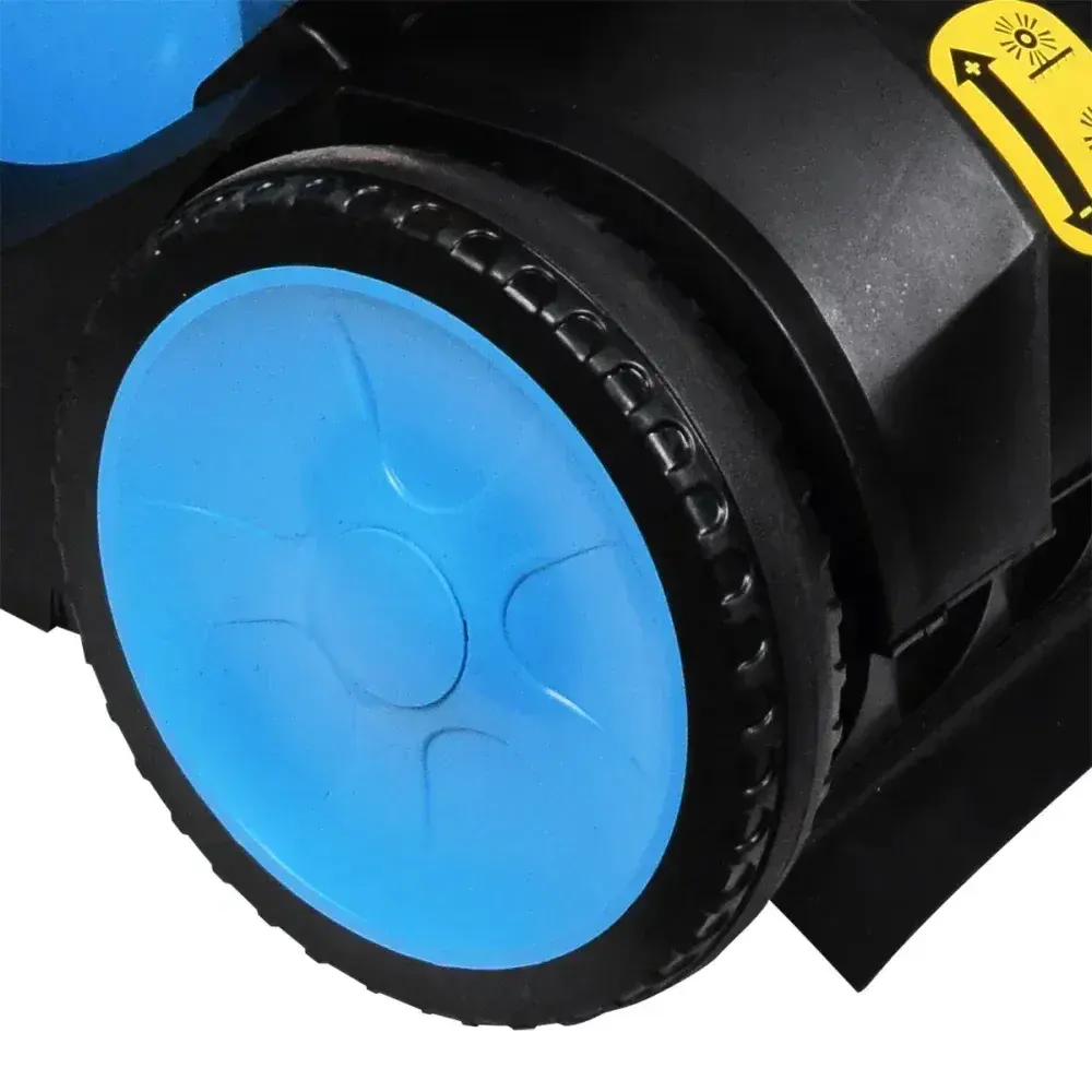 Varredeira manual para piso com 3 escovas 40L azul Kala — fotografia 11