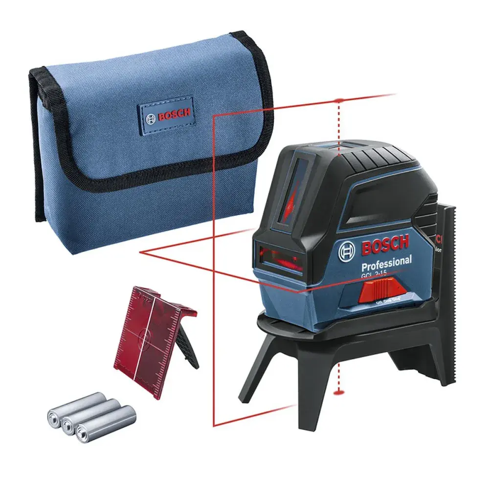 Nível a laser auto nivelamento 5/8 15M vermelho GLC2-15 Bosch